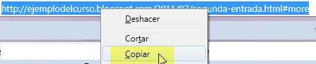 aprender a colocar links en articulo de Blogger